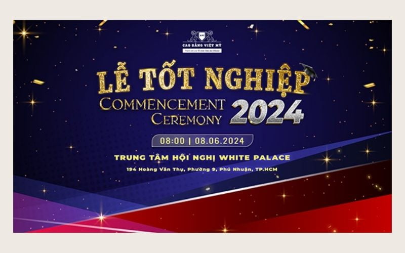 Mẫu banner backdrop sân khấu tốt nghiệp